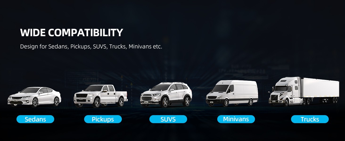 ERT01 HD Backup Camera,Universal Rear View License Plate 149°Night Vision IP69K