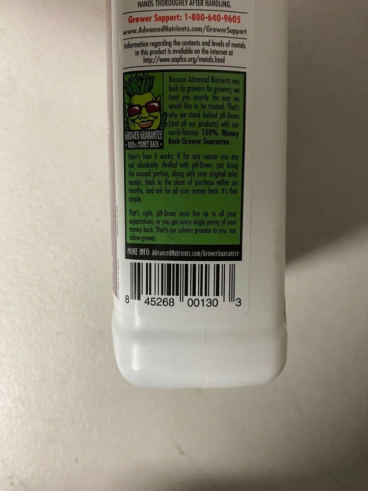 Advanced Nutrients pH Down 500 ml/ 1QT