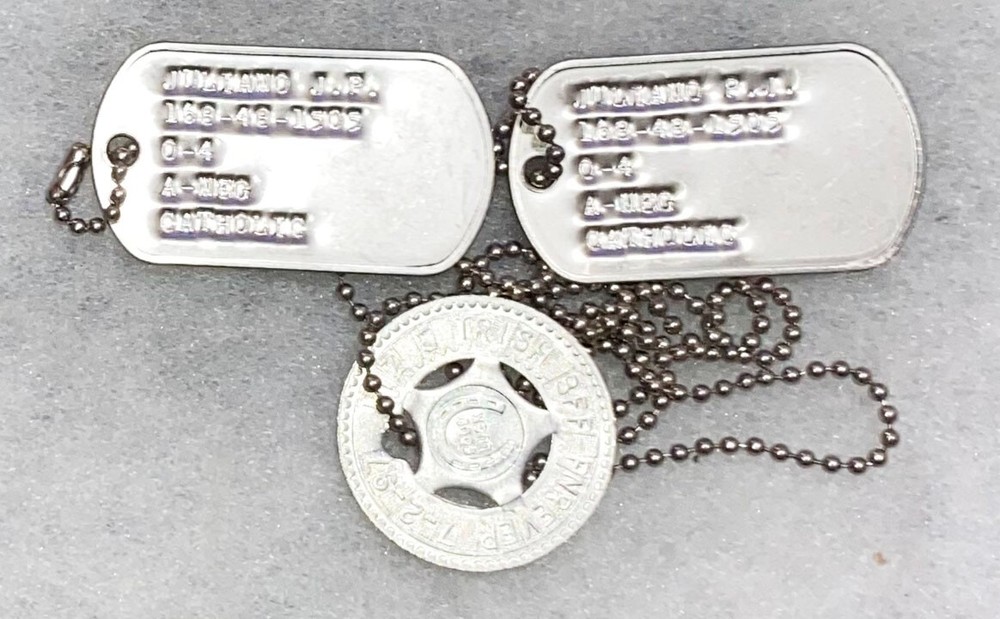 P. J. Juliano  Dog Tag Set
