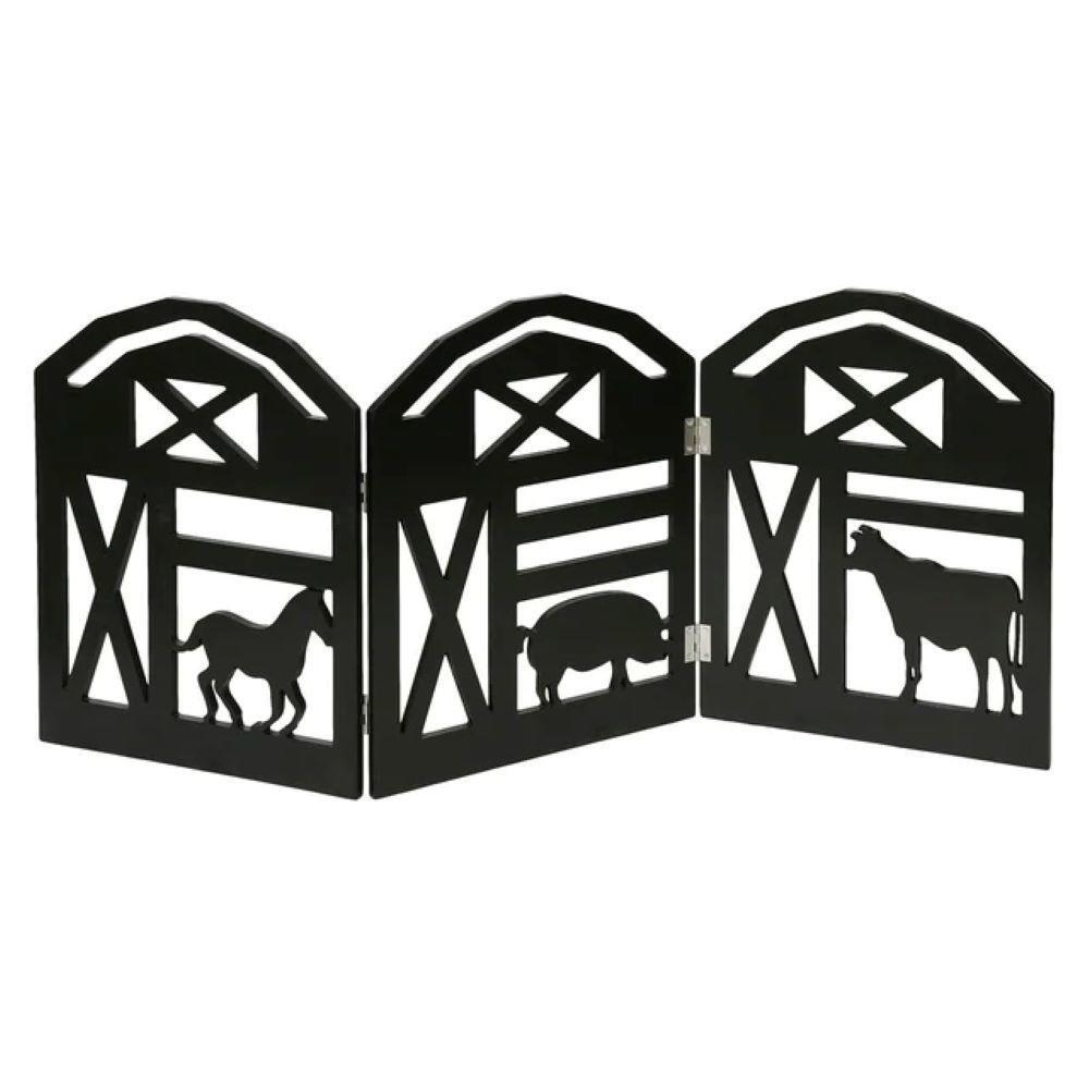 Etna 3-Panel Barnyard Pet Gate Model Number: 5406