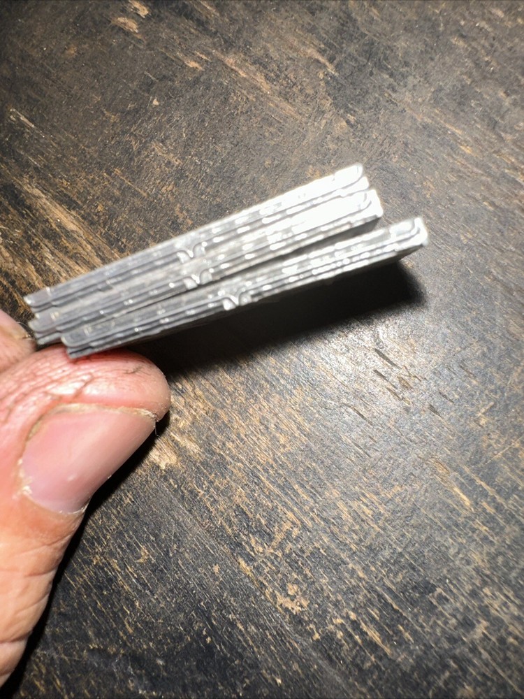 Printing Blocks “ 3 Decorative Ornamental Borders “ Thin Lead Blocks