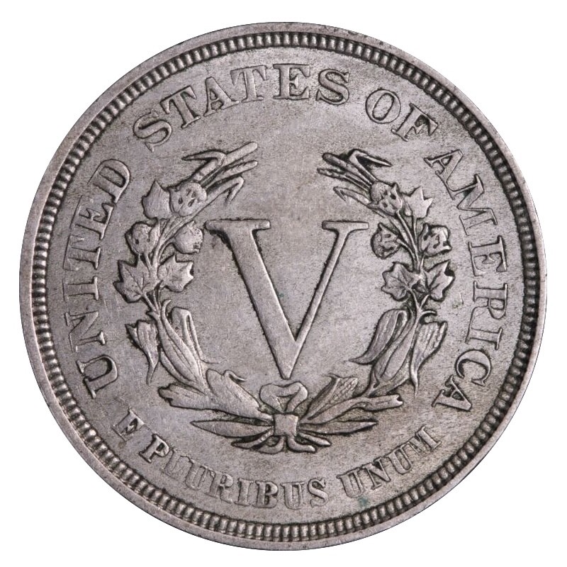 1883 NO CENTS Liberty V Nickel XF/AU TOUGH DATE - FIRST YEAR OF ISSUE!