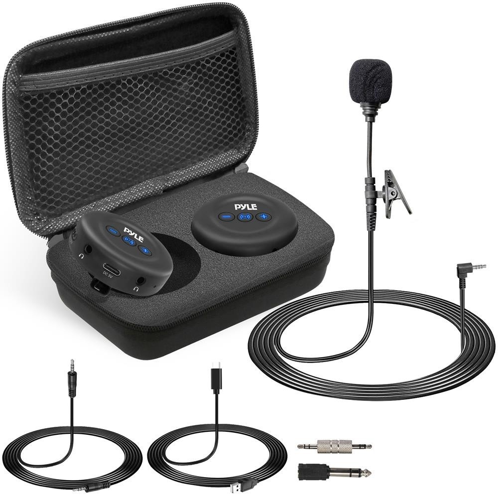 Pyle Wireless Transmitter and Receiver Set - Transmitting TV /Projector Audio