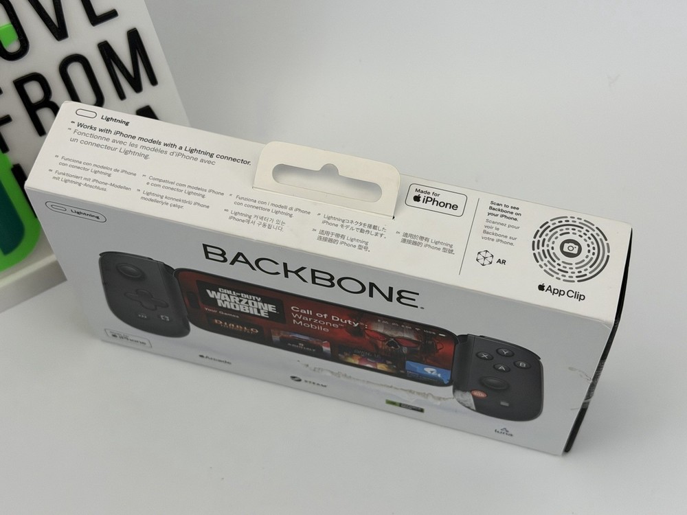 BACKBONE One - Gen 2 - Black - Lightning Port Mobile Gaming Controller, Black