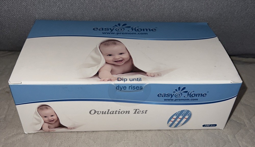 easy @ Home 100 Ovulation Tests. Exp: 04/2027