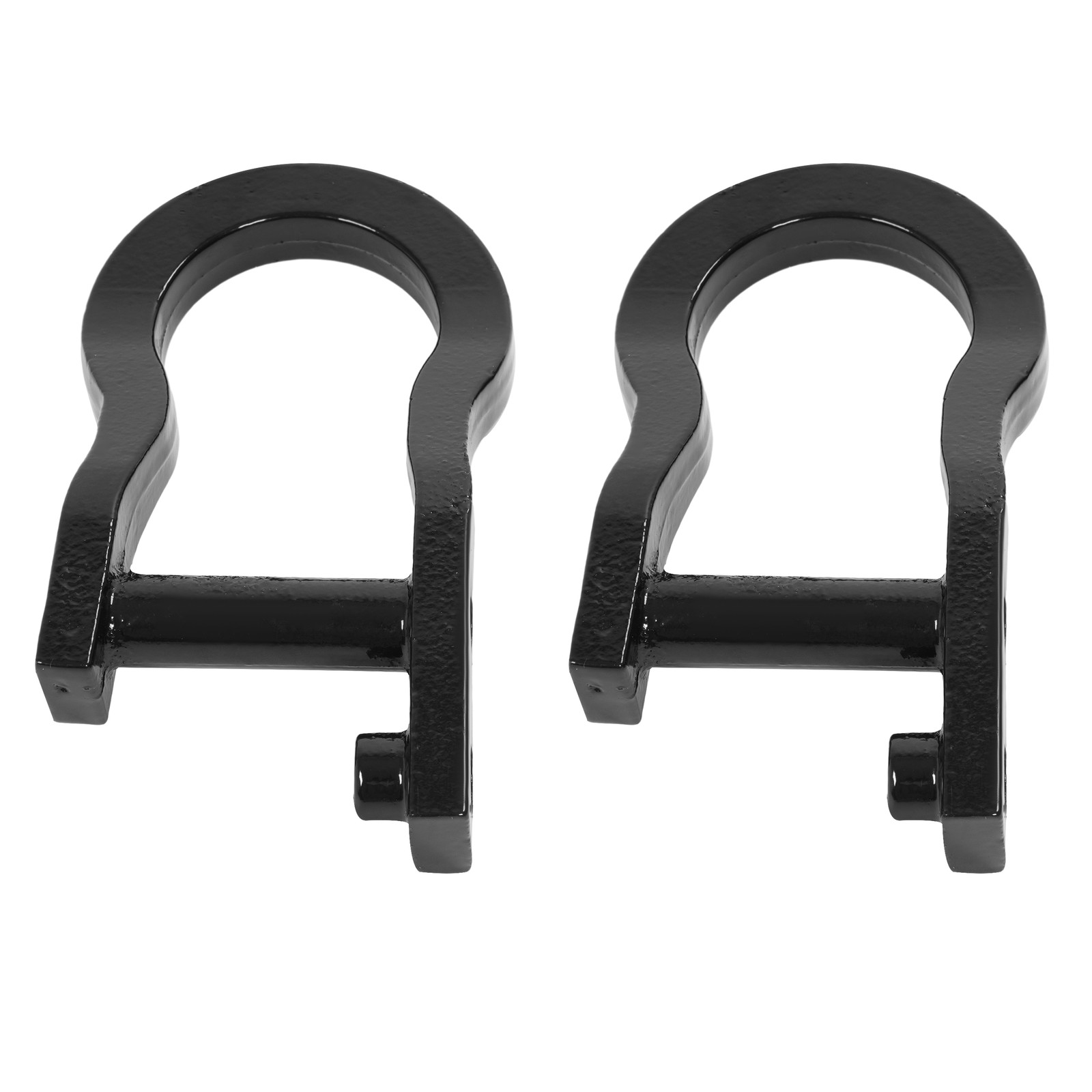 1Pair Tow Hooks For Chevrolet Silverado GMC Sierra 1500 07-19 Black #84072463
