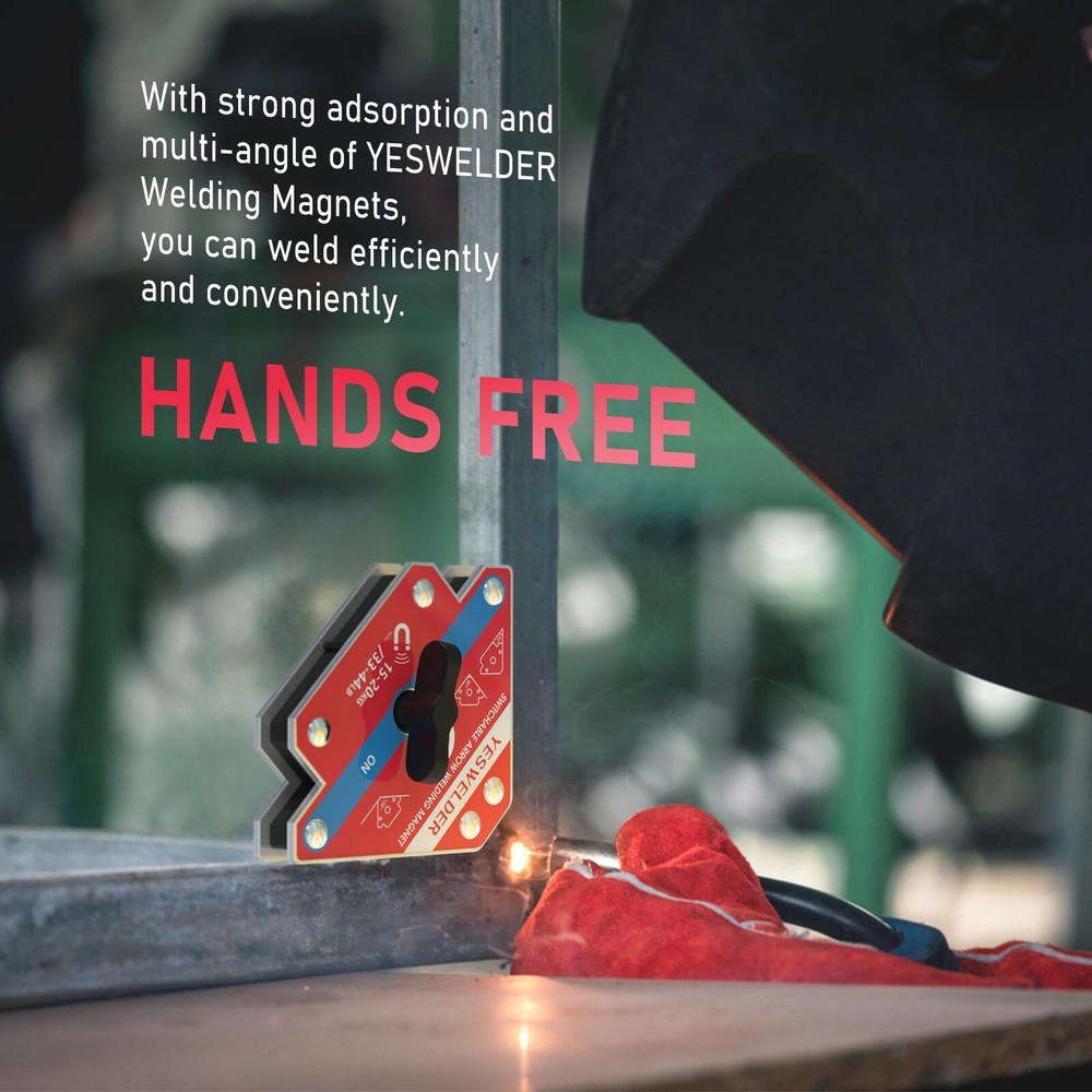 33-44LB Switchable Arrow Welding Magnet, versatile angles for 45°/90°/135°