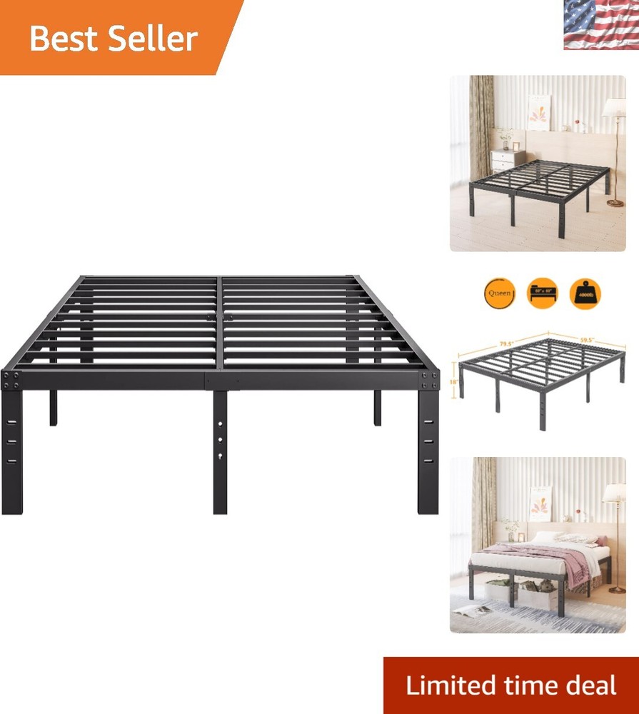 Queen Bed Frame with Under Bed Storage: Stylish & Stable Sleep Support