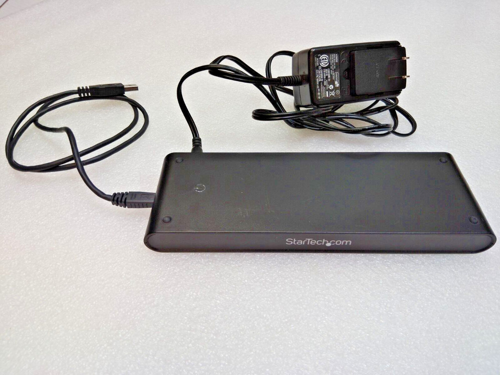 StarTech.com USBVGADOCK2 Universal Laptop Docking Station W/ Adapter -VGA Audio