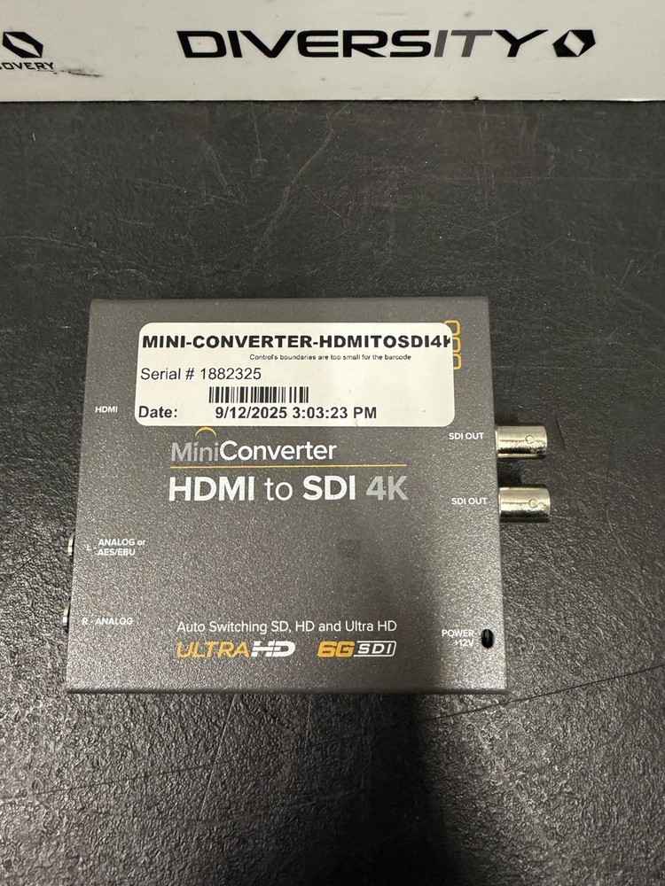 Blackmagic Mini Converter HDMI TO SDI 4K