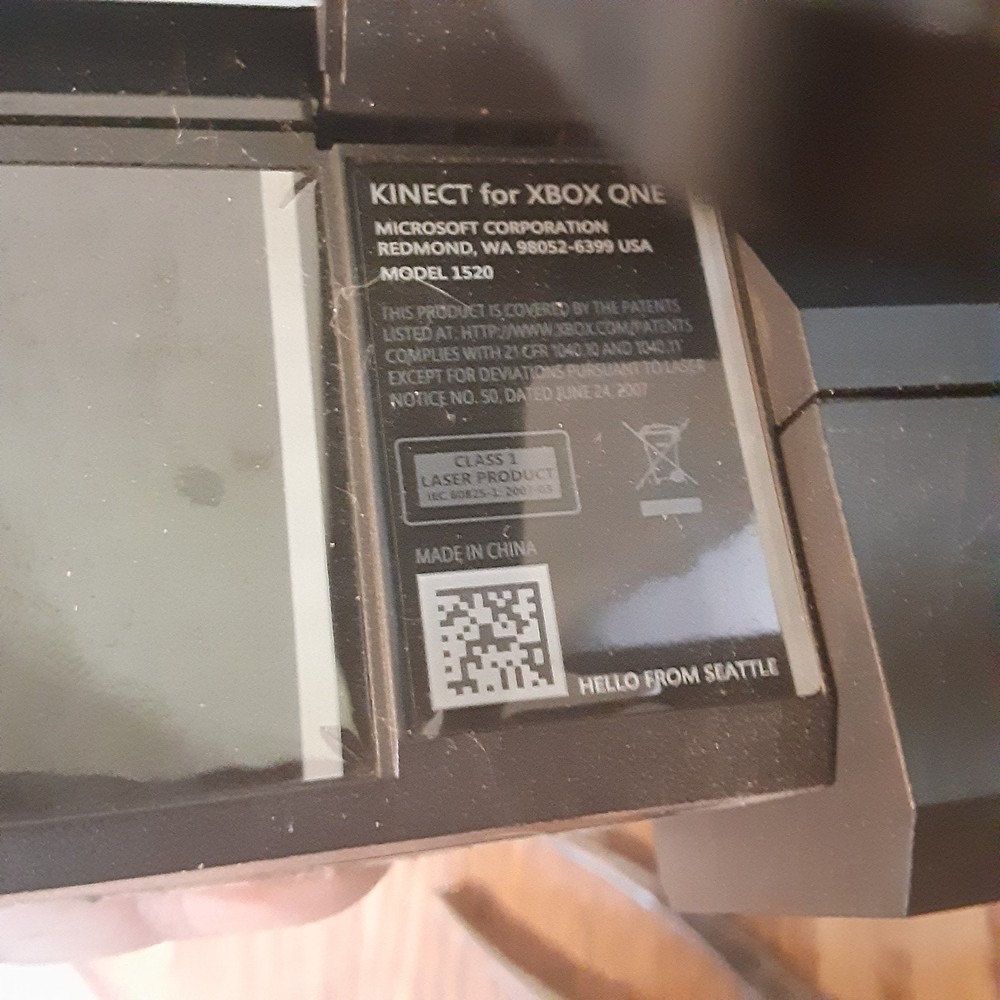 Kinect Sensor Bar Motion Camera for Microsoft Xbox One - Official - Model 1520