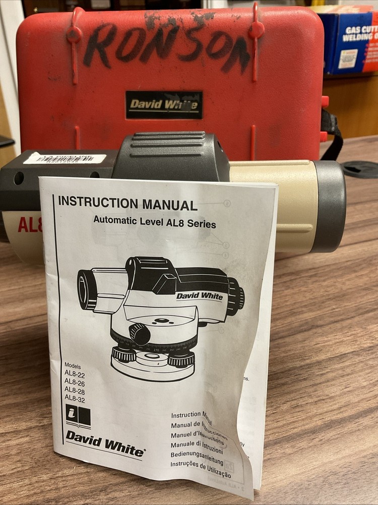 David White Al8-32 Automatic Level 32 Power 45-8932