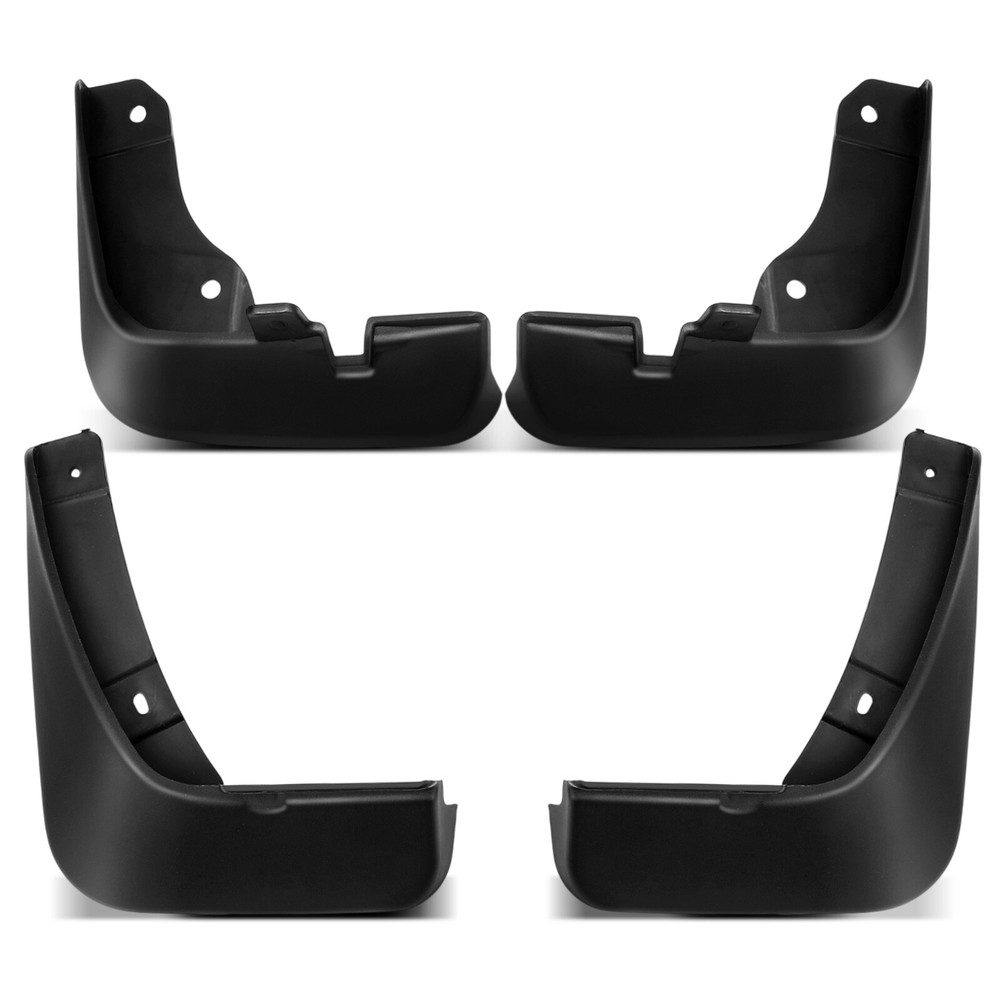 4Pcs Front & Rear Side Splash Guards Mud Flaps for Mazda 3 2014-2018 Hatchback