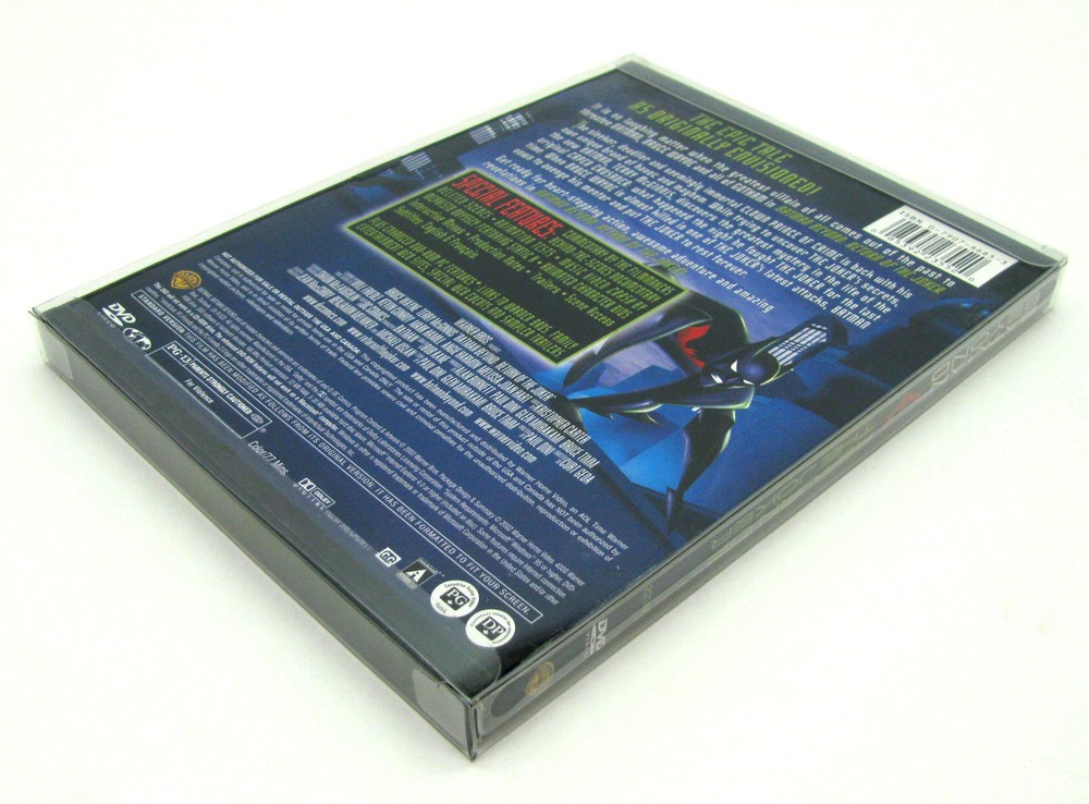 10x DVD SNAPBACK STYLE (SIZE DV6) -CLEAR PLASTIC PROTECTIVE BOX PROTECTOR SLEEVE