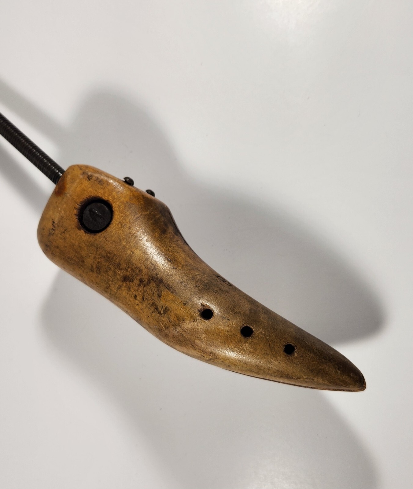 LOT OF 2 VINTAGE STAMPED MCC SHOE TREES NO. 3 SPLIT TOE