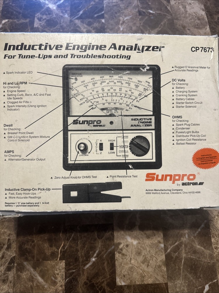 Sunpro Inductive Engine Analyzer CP7673
