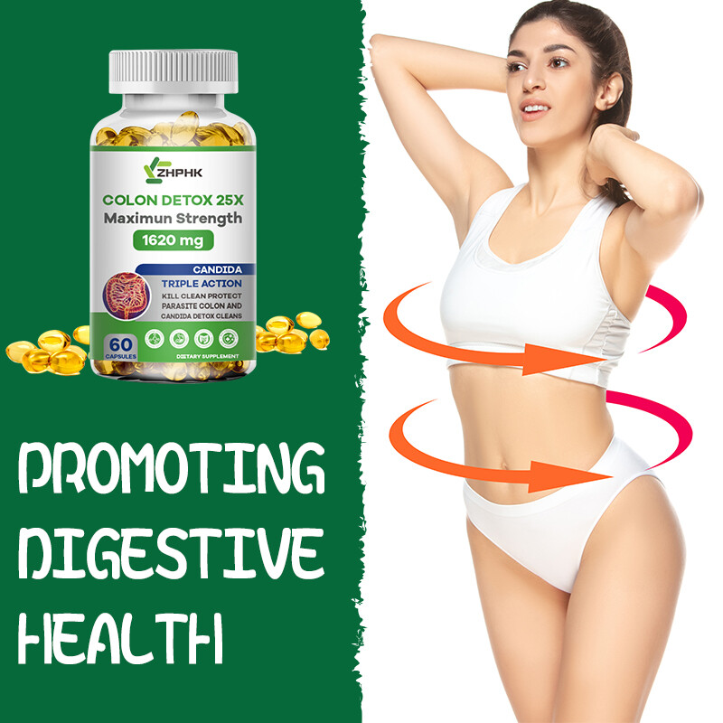 Remove Parasite ANTI PARASITE & CANDIDA DETOX Body Cleanse ULTRA FLASH COLON 60