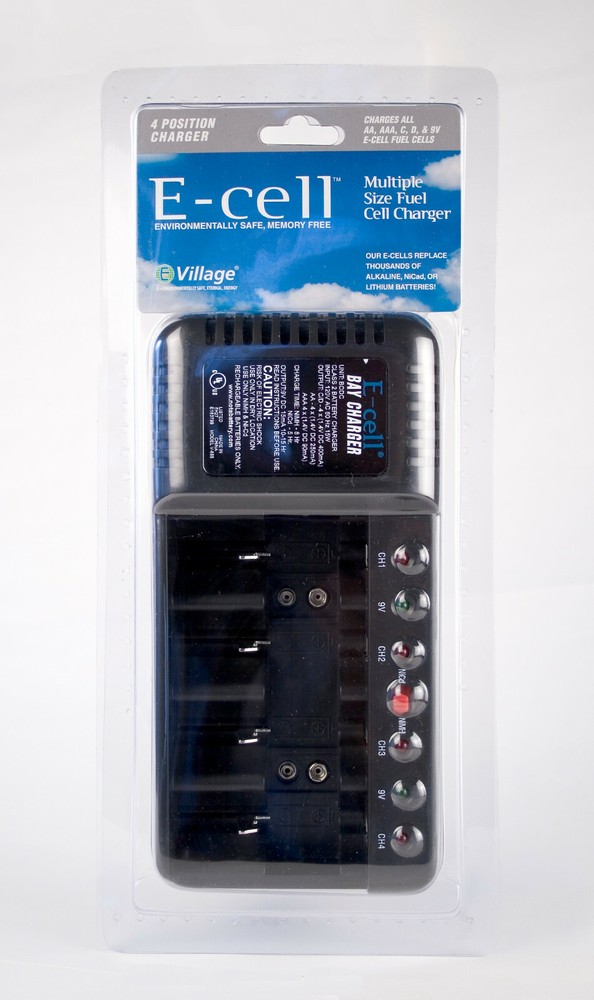 E-cell multi charger (AAA, AA, C, D, 9v)