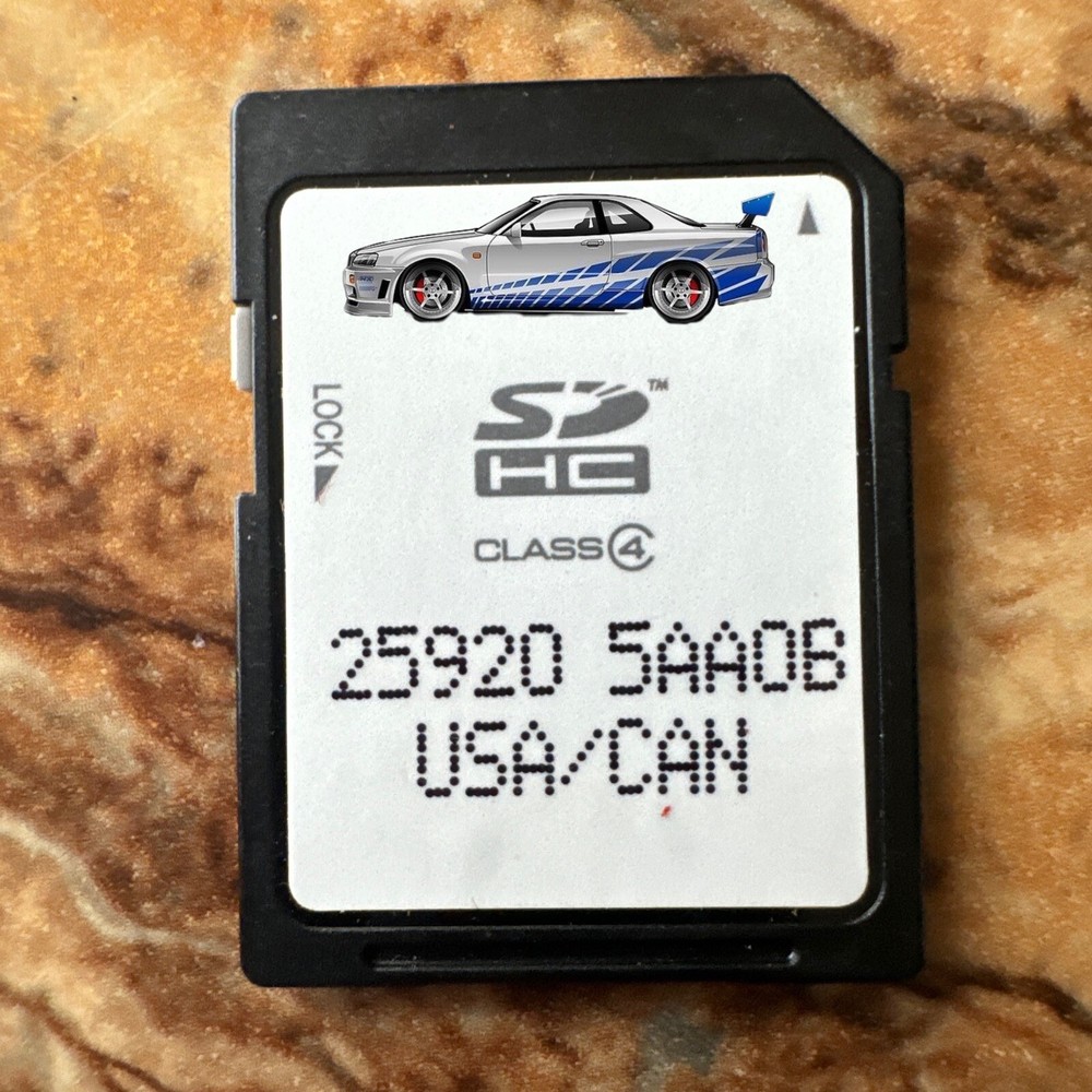 25920 5AA0B Navigation SD CARD MAP MEMORY