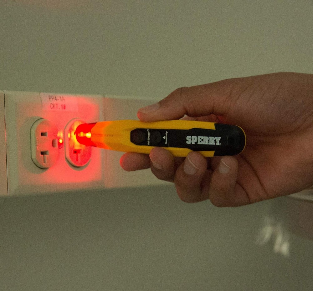 Sperry Instruments VD6509 Adjustable Non-Contact Detector with yellow
