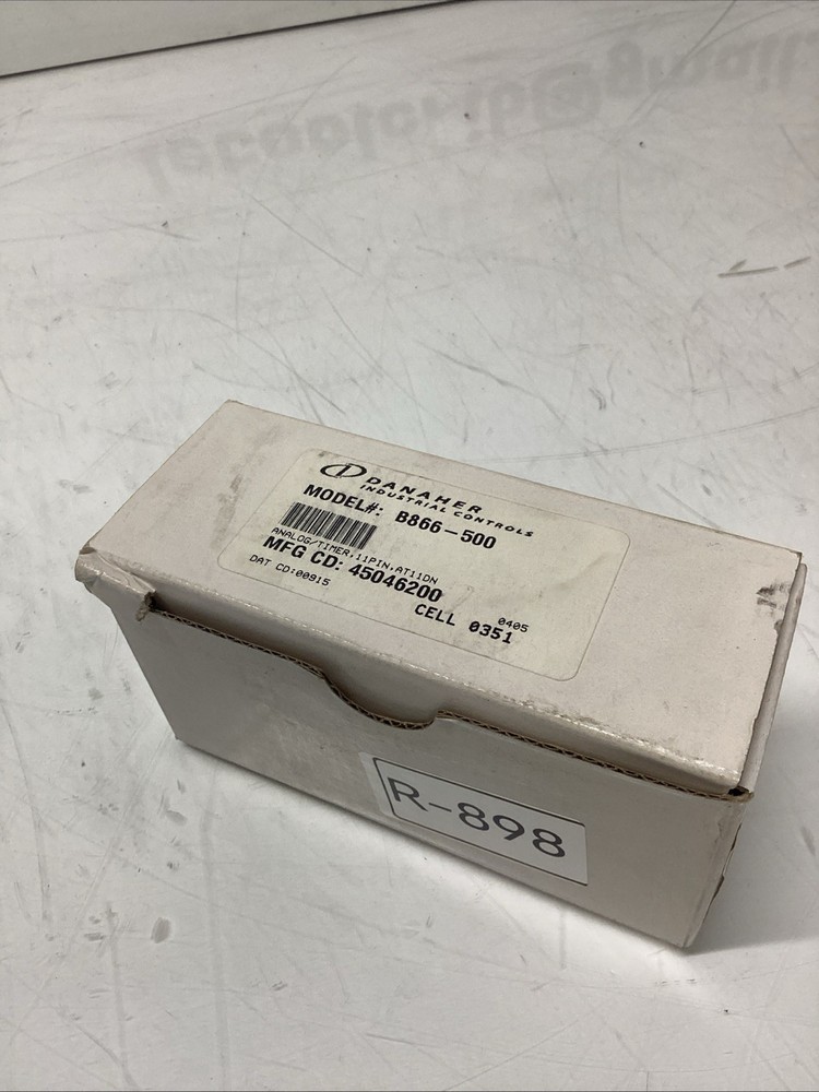 Danaher Eagle Signal B866-500 Multi-Function Analog Timer 11-Pin R-898