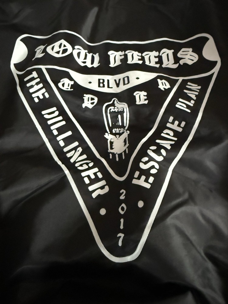 [RARE~2017] The Dillinger Escape Plan 'LOW FEELS BLVD' REVERSIBLE BOMBER JACKET