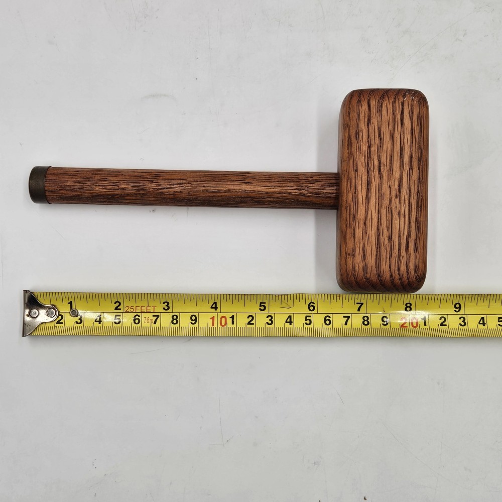 Vtg Wisecracker Nutcracker by Blockbusters | MCM Brutalist Solid Oak & Brass USA