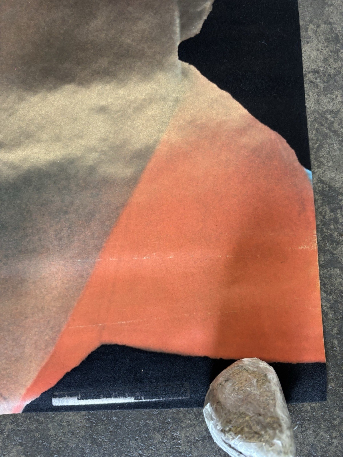 Flocked Saturday night fever John Travolta vintage Poster 1977 TONY C2795