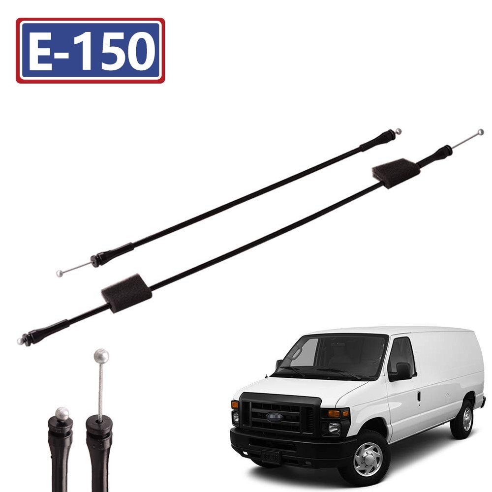 Side Door Latch Release Cable for Ford E-Series Van 1992-2014 - 2 Pack