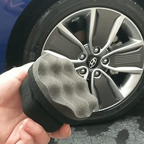 2-Pack Durable Tire Shine Applicator Pads – Ergonomic, Reusable & Efficient