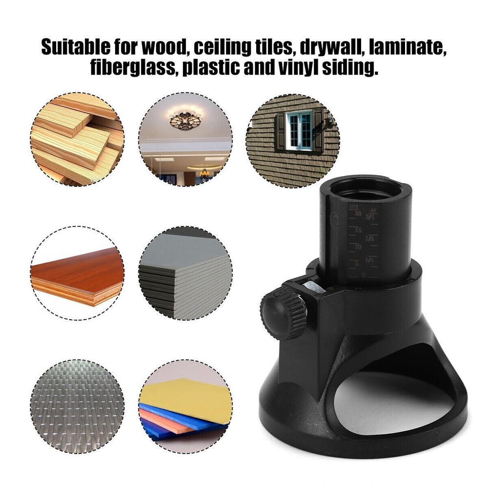 For Dremel Rotary Multi Tool Cutting Guide HSS Router Drill Bits Kit Attachment