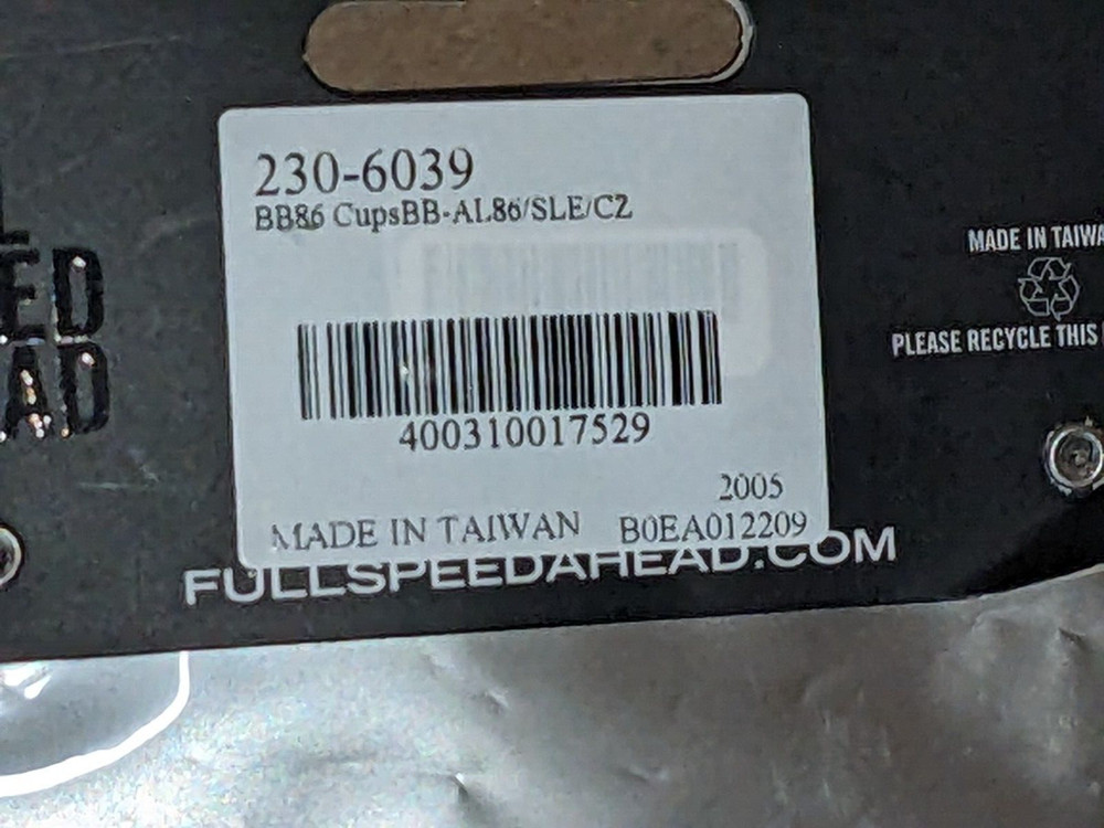 FSA MegaExo Road Bottom Bracket for BB86 Frames NEW