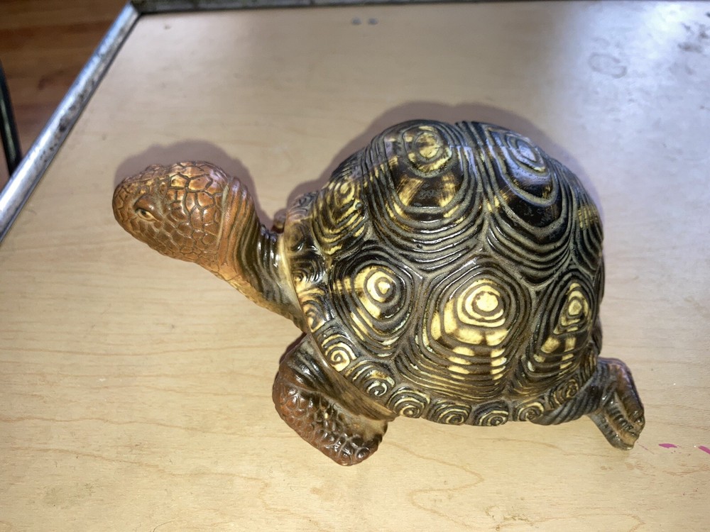 TURTLE 6” long figurine/Statue Excellent condition
