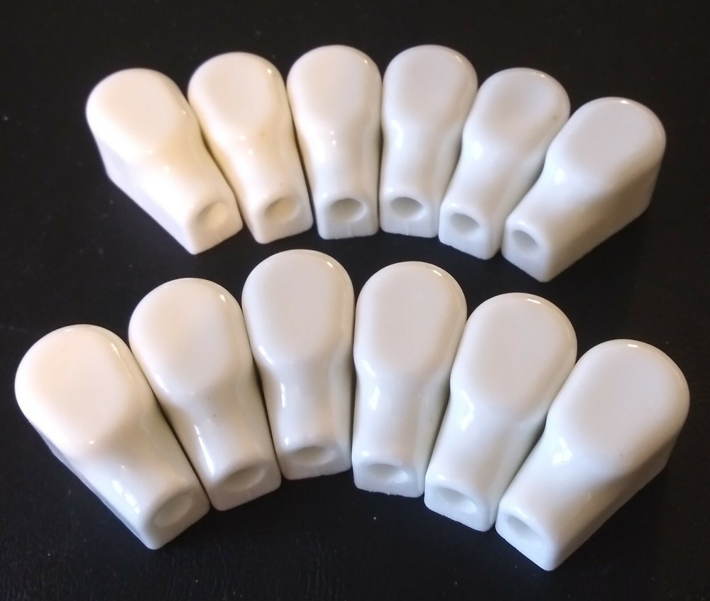 Tube anode plate grid cap(12)pcs ceramic medium 3/8" 9mm 807,6146B