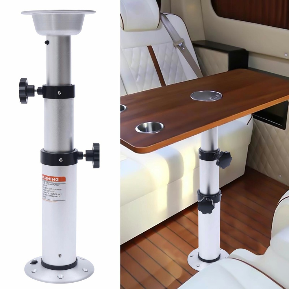 Height Adjustable 3-Section Pedestal Table Base Adjustable Table Pedestal Stand