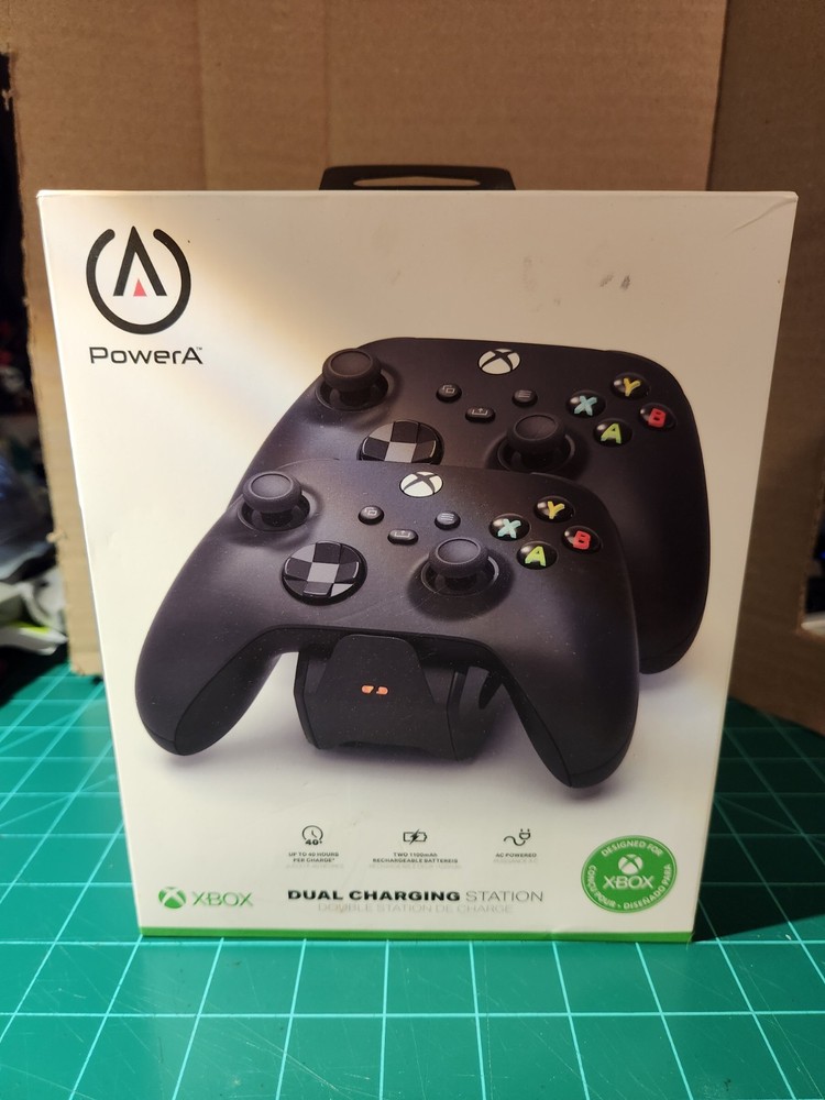 PowerA Dual XBox Wireless Controller Charging Station **opened to inspect only**