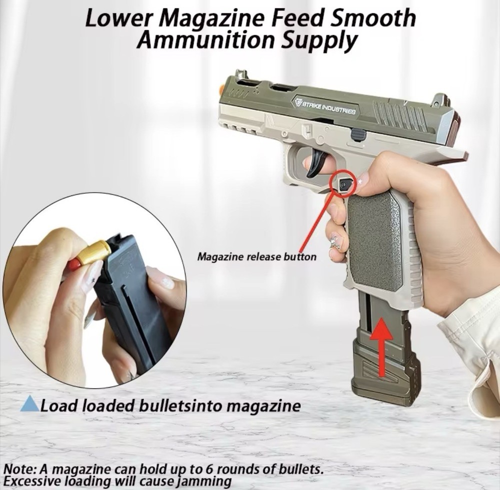 Toy Foam Dart Blaster Set | 100 Soft Bullets