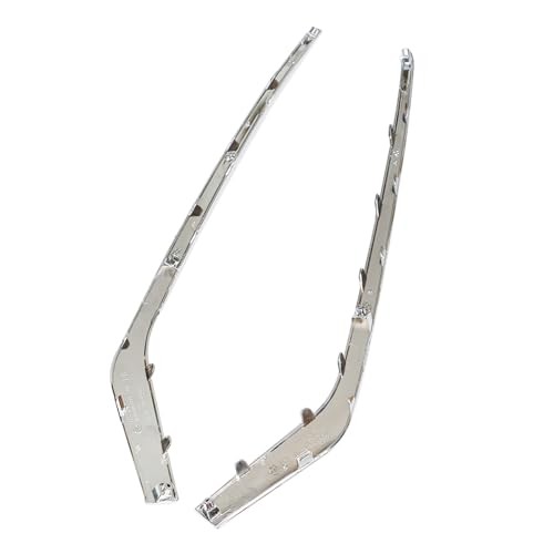 1 Pair Front Bumper Trims Molding Set Chrome Replacement for Sonata 2018
