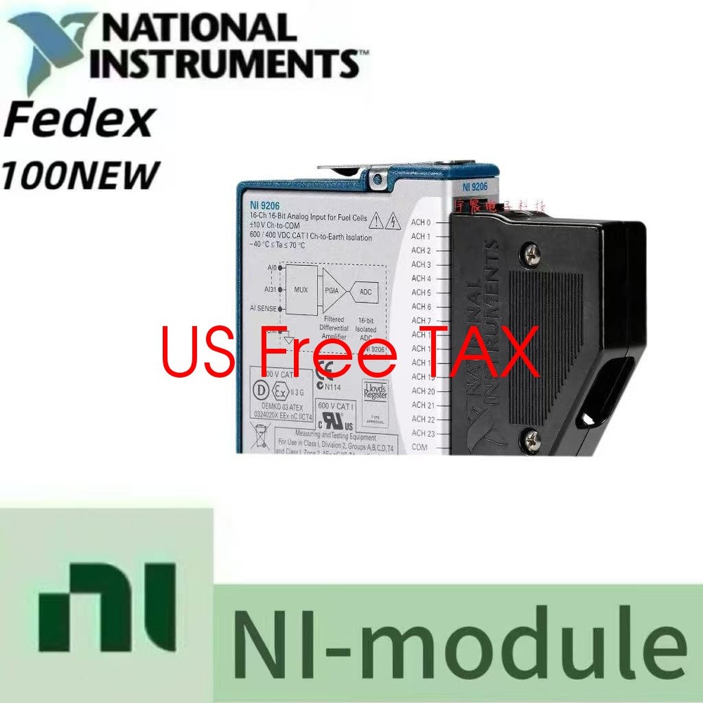 National Instruments NI 9206cDAQ Isolated Analog Input Module NEW IN BOX
