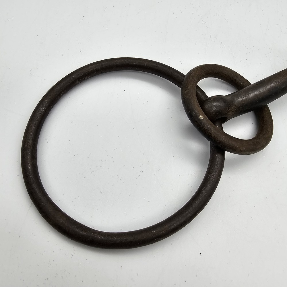 Vintage Loose Ring Snaffle Bit With Lifesaver