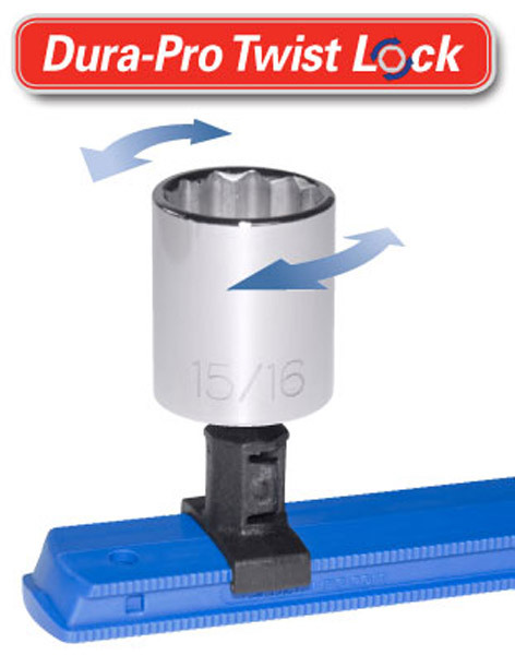 Ernst 8441 DURA-PRO TWIST LOCK 3/8" Drive Socket Clips - 15 pack