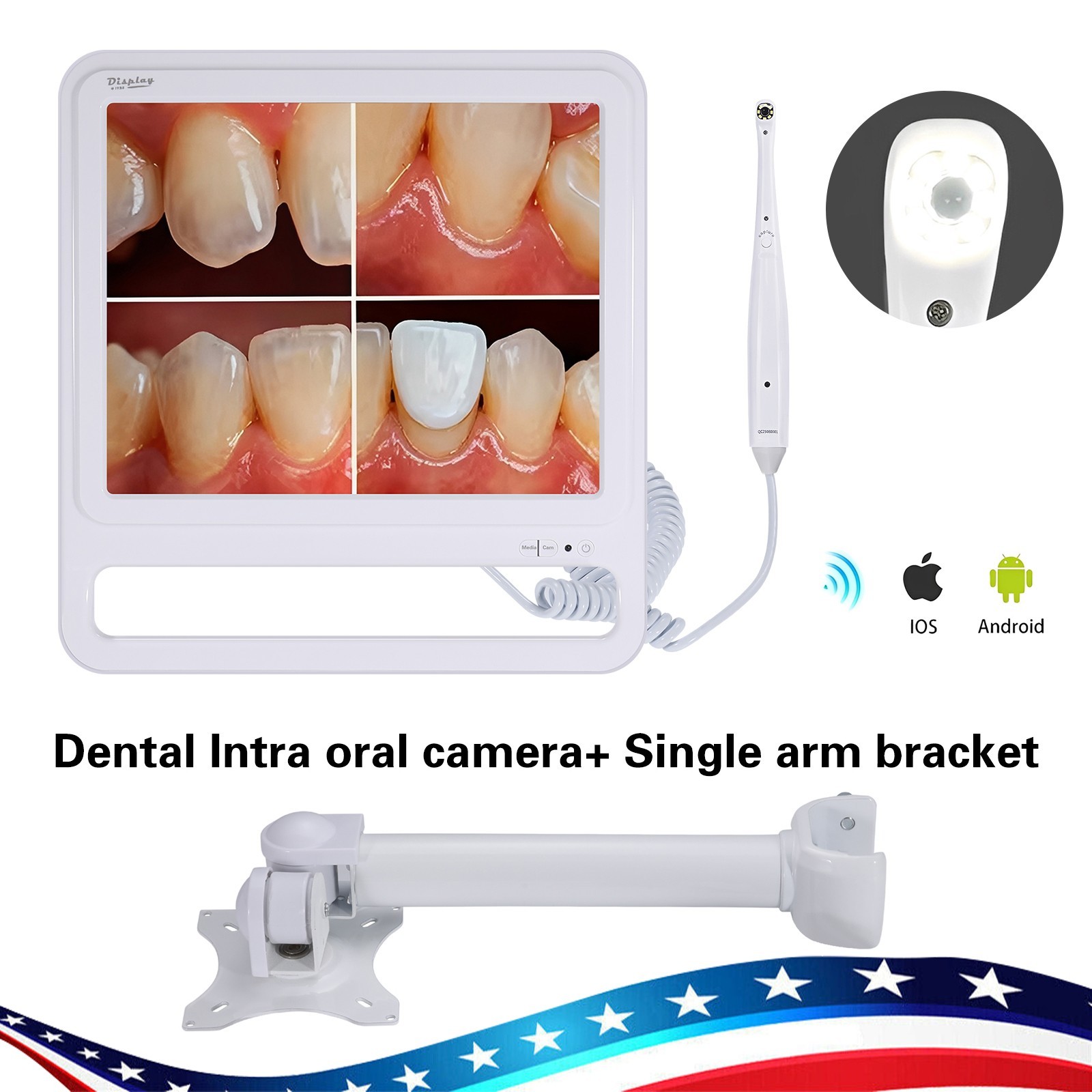 Endoscope Digital Viewer Intraoral Camera for Dental Chair Wifi Monitor
