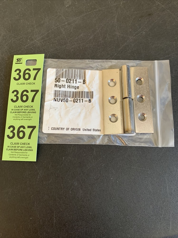 Nu-Vu 50-0211-B HINGE,RIGHT,3"