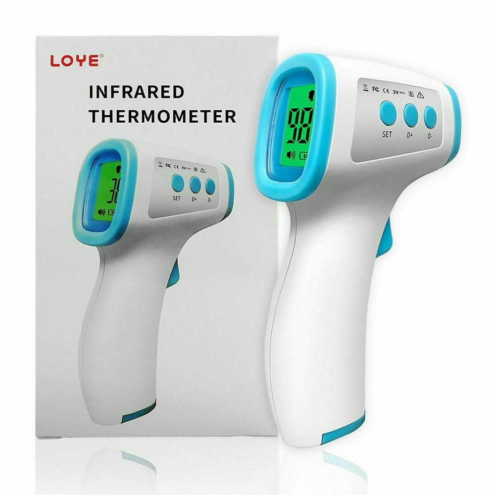 Forehead Thermometer Touchless Infrared Fever Temperature Indicator Digital