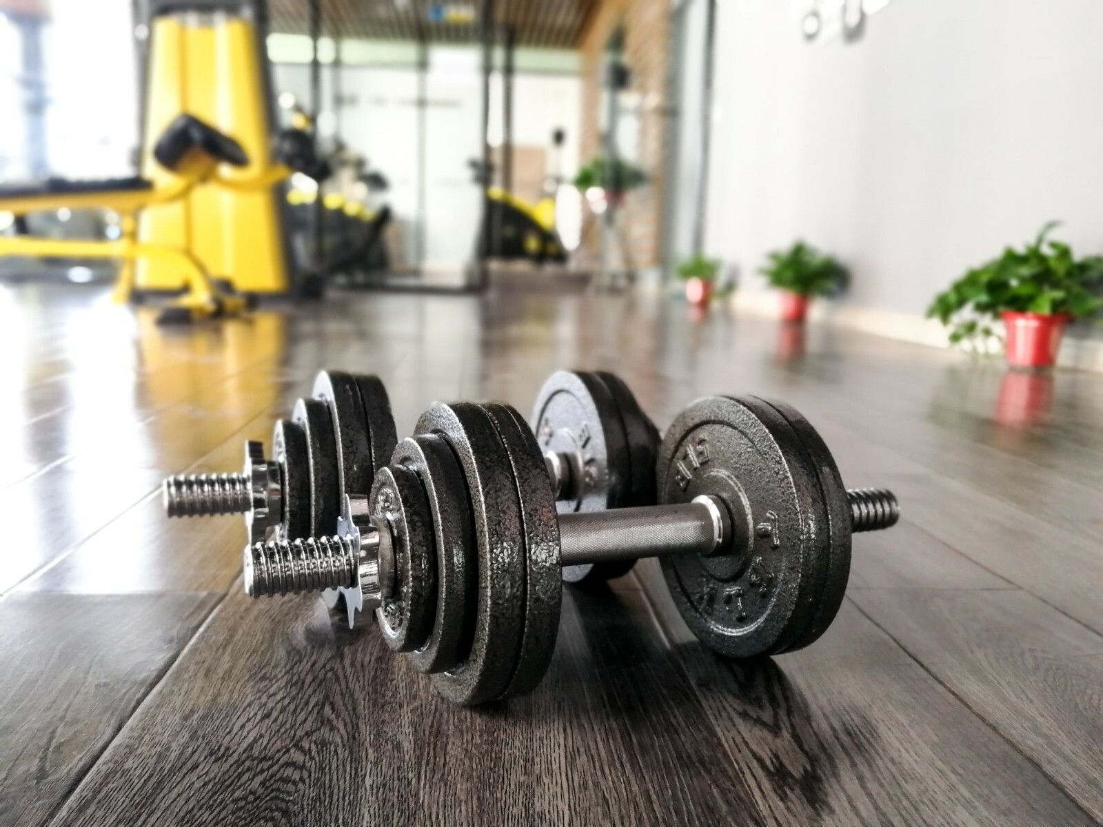 TELK Adjustable Dumbbells Cast Iron Weight Available for 45, 65, 105 and 200 LBS