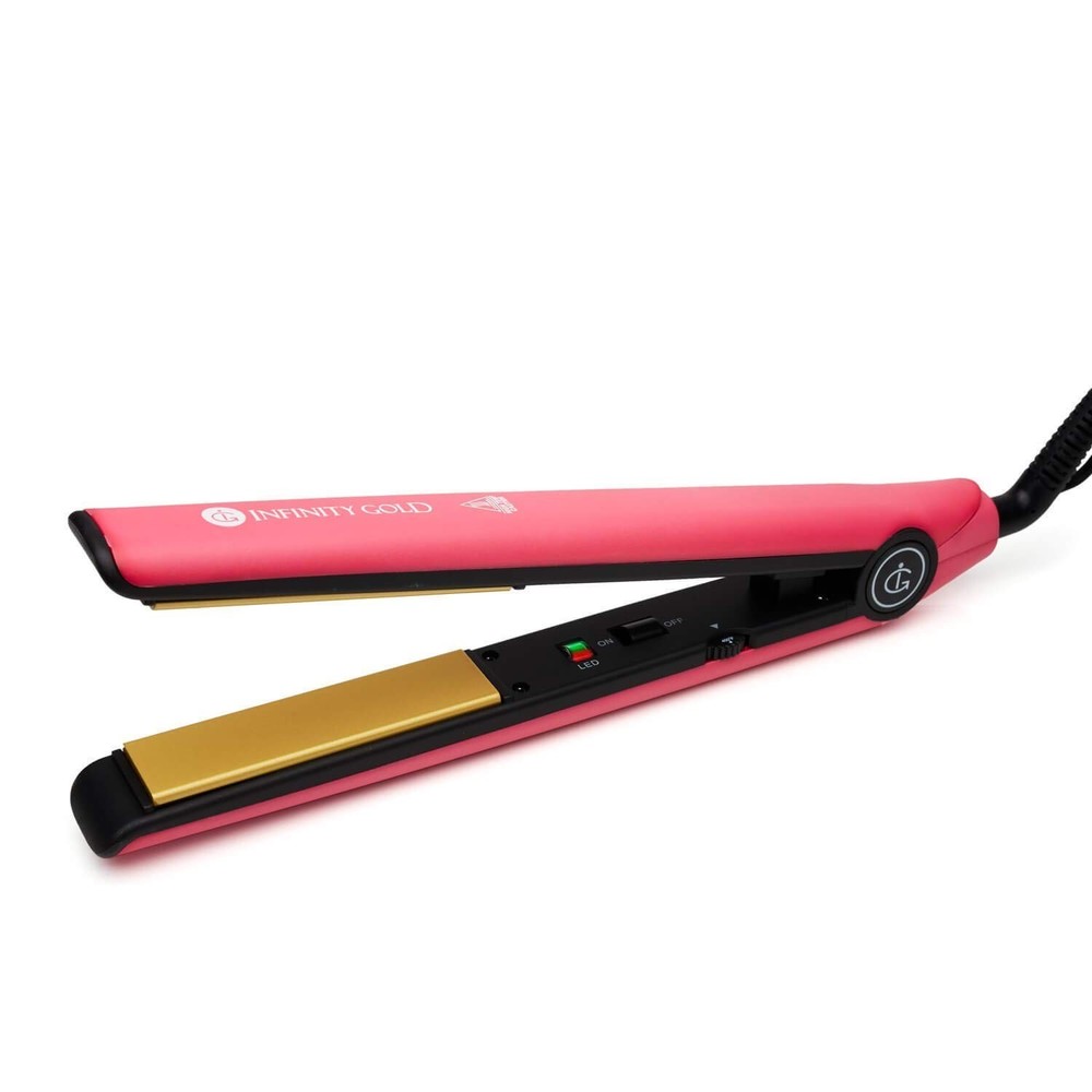 Ceramic straightening Iron 1", Pink Open Box