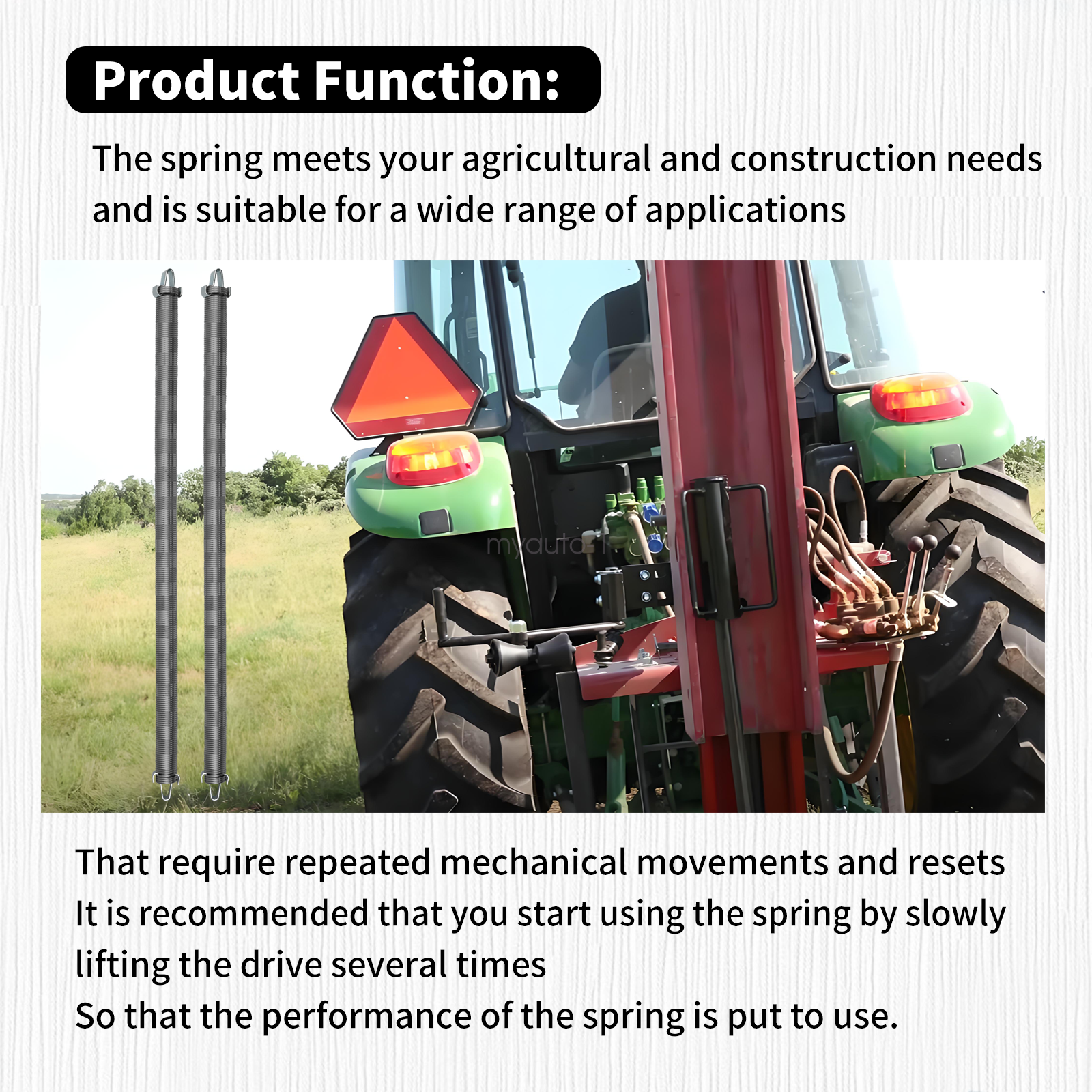 Shaver HD8 & Work Saver HPD 16 post driver spring 40" new