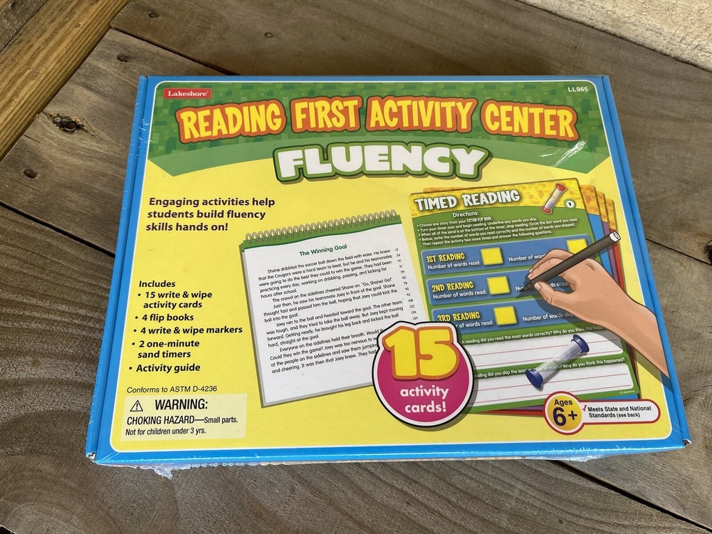 Lakeshore Learning Reading First Activity Center Fluency New 2nd-3rd Grade