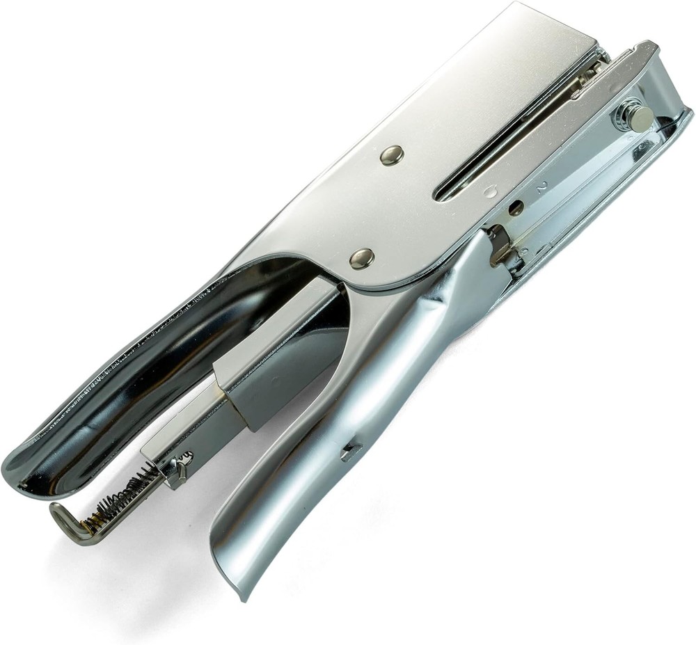 Classic Plier Stapler Bundle Metal Silver 97768 A2