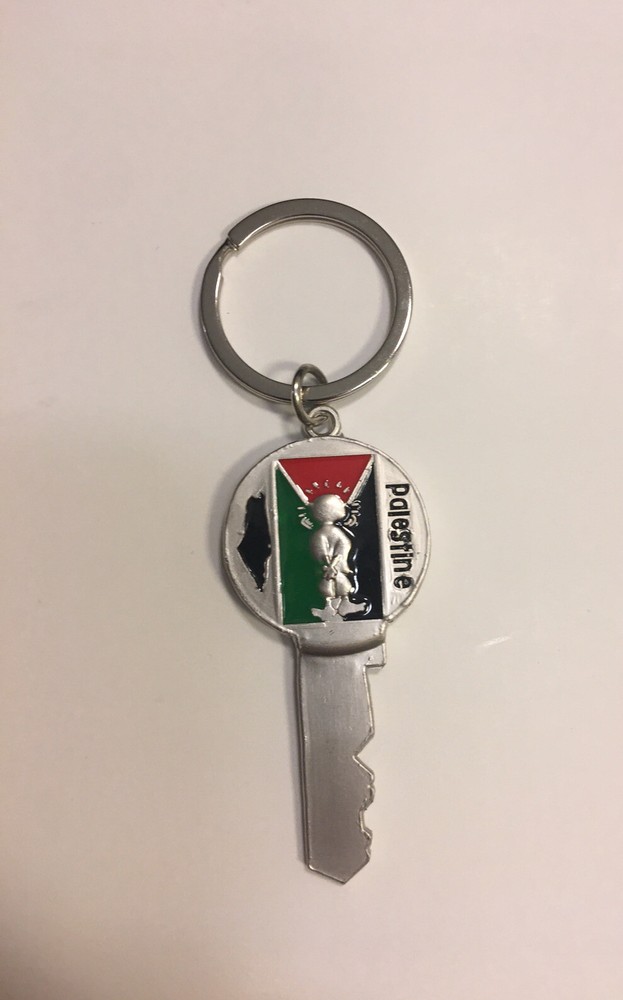 NEW Palestinian Key With Map,flag And Handala Jerusalem On Back Keychain